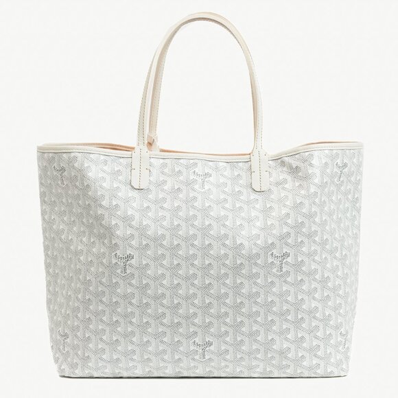 Goyard Saint Louis PM White Goyardine Canvas Tote - Picture 4 of 11